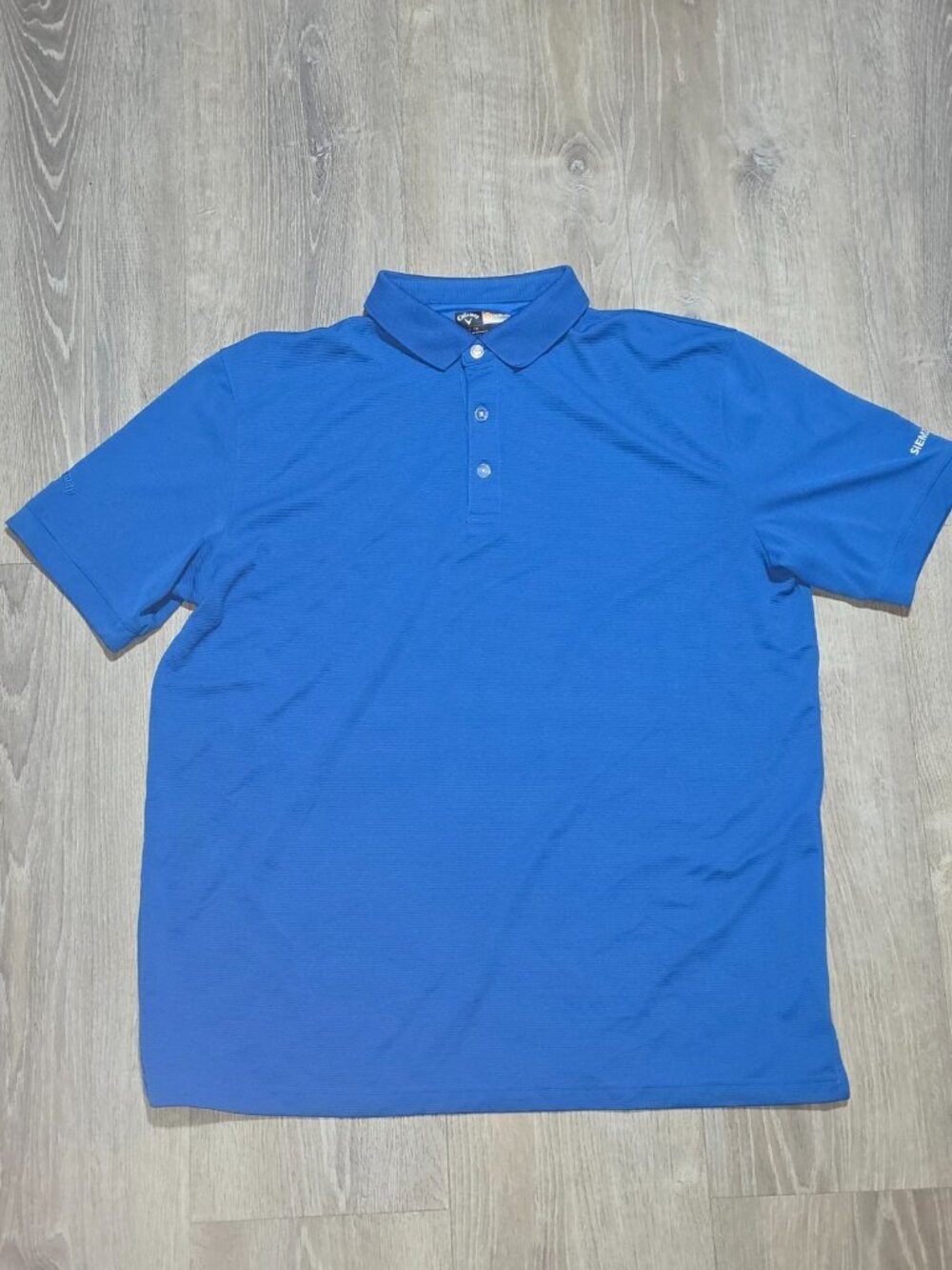 Callaway Opti-Dri Golf Polo Shirt XL Mens Blue Short Sleeve Athletic Performance